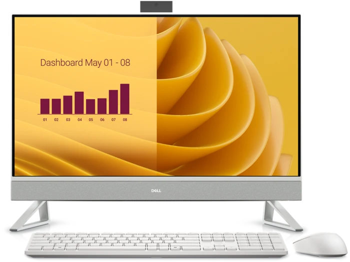 מחשב All-in-One Dell 27 EC27250 – מסך 27 אינץ׳ FHD, Core i5-1334U, זיכרון 16GB, SSD 512GB, Windows 11 Pro