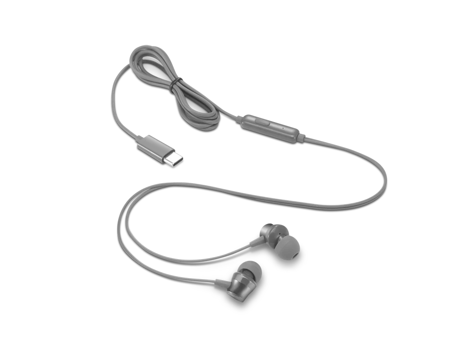 אוזניות חוטיות Lenovo 300 USB-C Wired In-Ear GXD1J77353