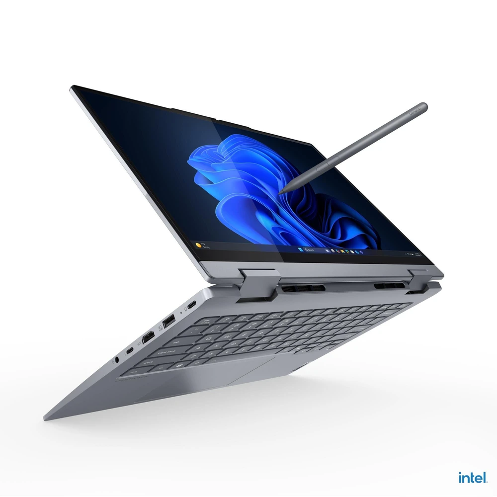 ThinkBook 14 2-in-1 G5 עם Core Ultra 7 255U, זיכרון 16GB DDR5, אחסון 512GB SSD, מסך מגע WUXGA, Windows 11 Pro ותמיכה ב־Thunderbolt 4. – 21SQ002PIV