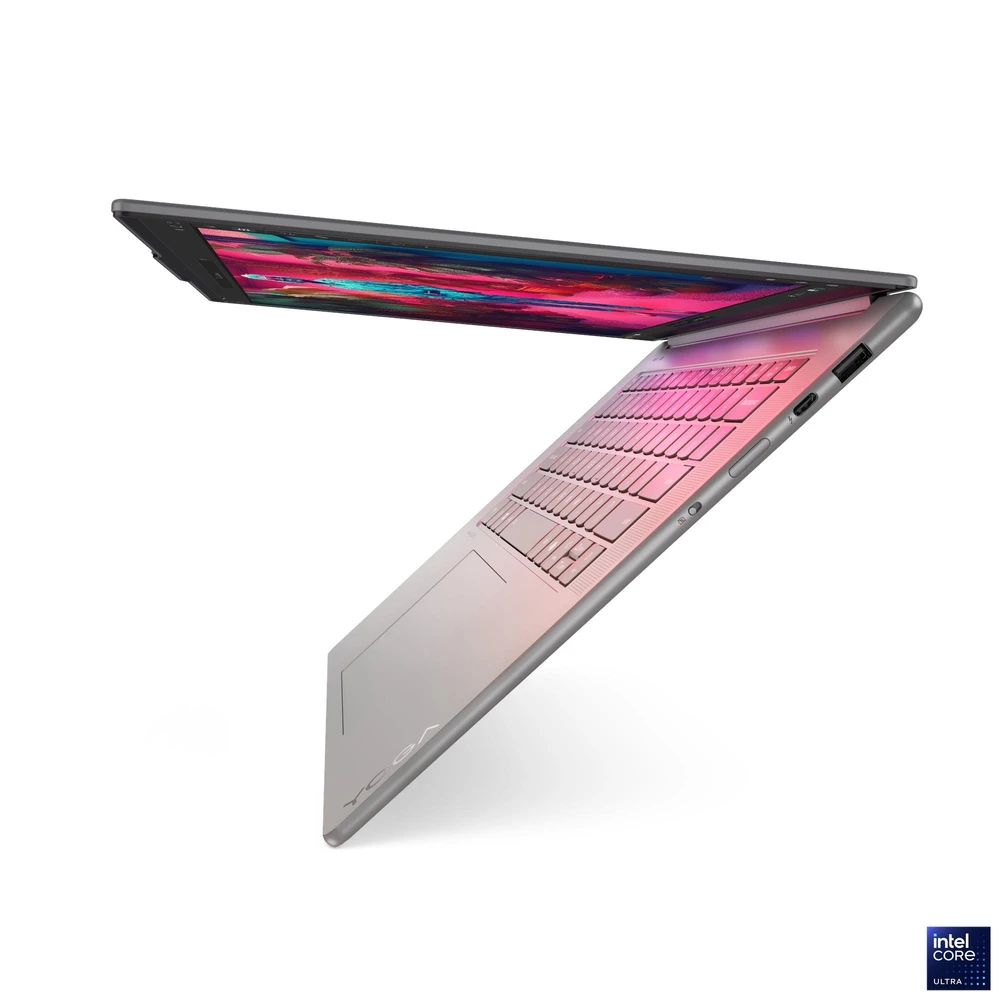 Yoga Slim 7 עם מעבד Core Ultra 7, זיכרון 32GB, אחסון 1TB SSD, מסך מגע 2.8K בגודל 15.3", גרפיקה Arc 140V, Windows 11 Pro, Wi-Fi 7 ושירות פרימיום ל־3 שנים. – 83HM002YIV