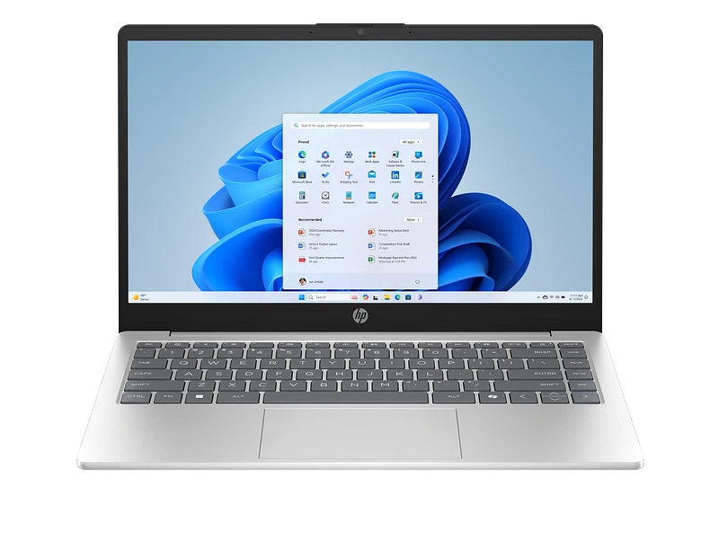 מחשב נייד HP Laptop AI 14-hc0000nj 14" עם Intel Core Ultra 7 255, זיכרון 24GB DDR5, אחסון 1TB NVMe SSD, Intel Arc Graphics, Windows 11 Home – D16BGEA#ABT