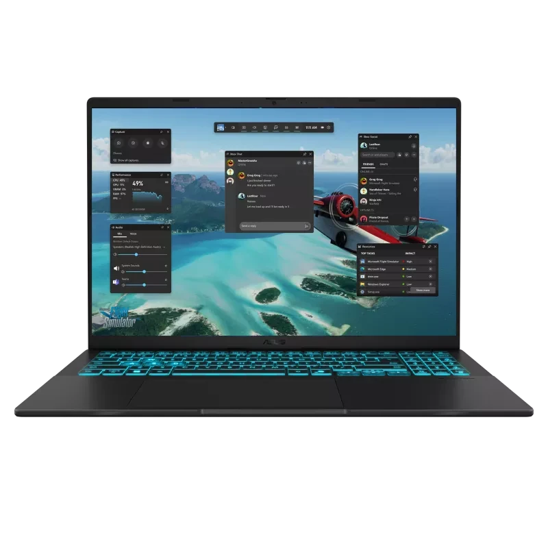 מחשב נייד גיימינג ASUS V3607VP – CORE 7 240H / 16 אינץ׳ / 32GB / 1TB / RTX5070-8GB / Windows 11 Home – V3607VP-TK085W