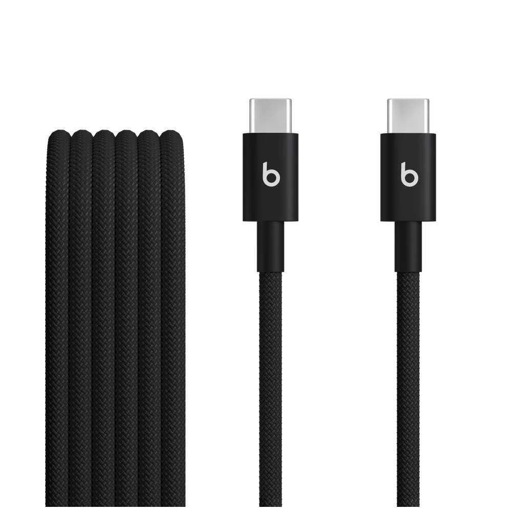 Beats USB-C to USB-C Woven Cables (1.5 m) - Bolt Black (2-Pack) – MDGC4ZM/A