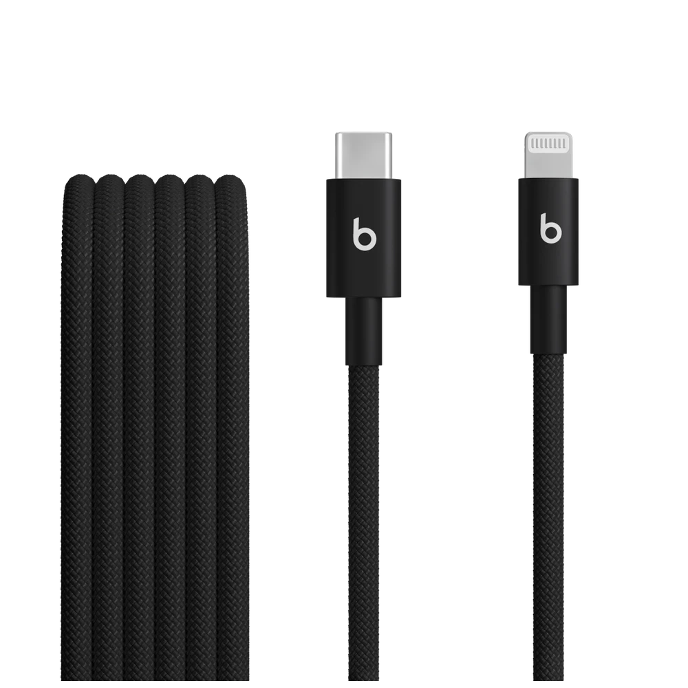Beats USB-C to Lightning Woven Cable (1.5 m) - Bolt Black – MDGK4ZM/A