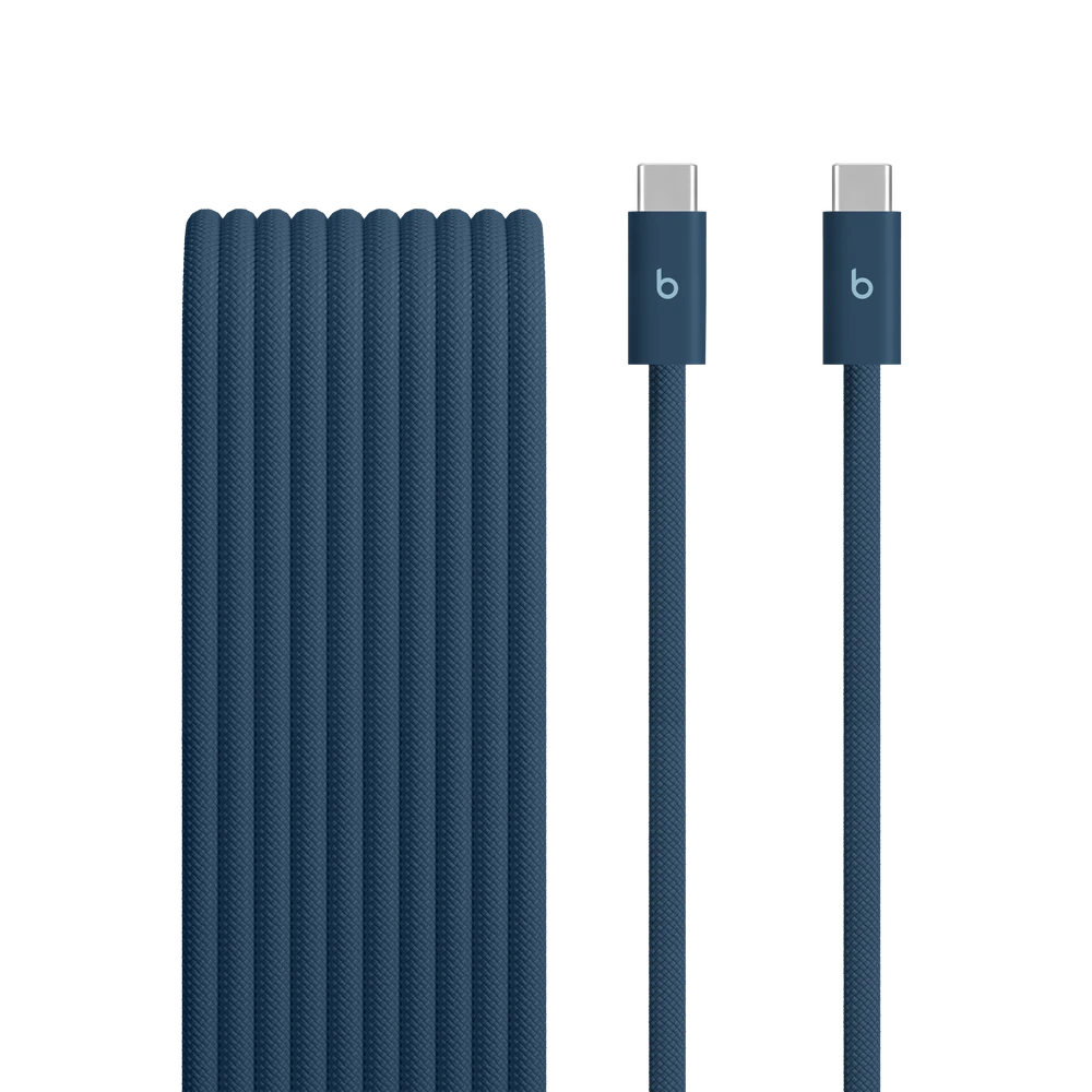 Beats 240W USB-C to USB-C Braided Cable (3 m / 10 ft) - Nitro Navy – MHX84ZM/A