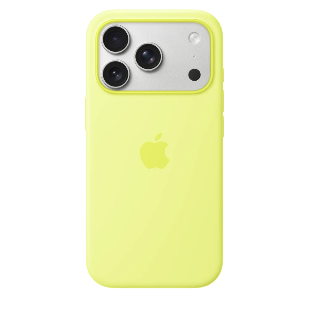iPhone 17 Pro Silicone Case with MagSafe – Neon Yellow – MGFF4ZM/A