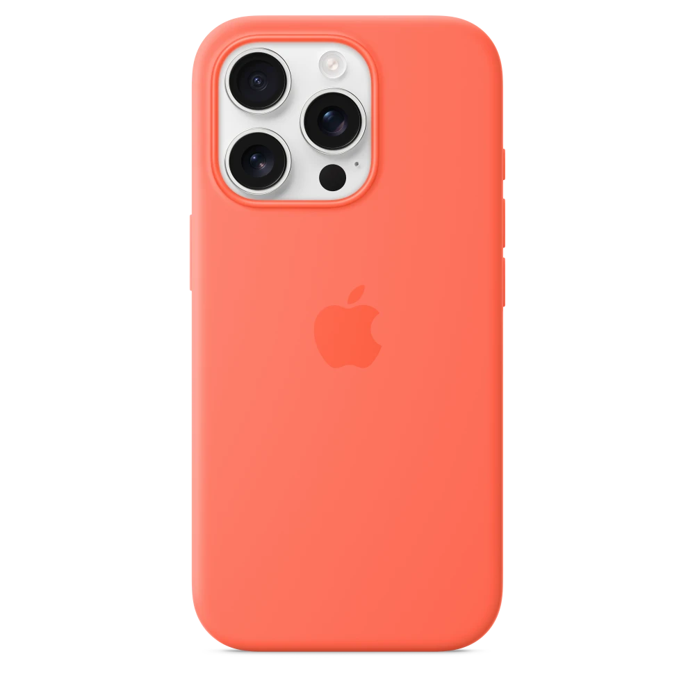 iPhone 16 Pro Silicone Case with MagSafe - Tangerine – MDFY4ZM/A