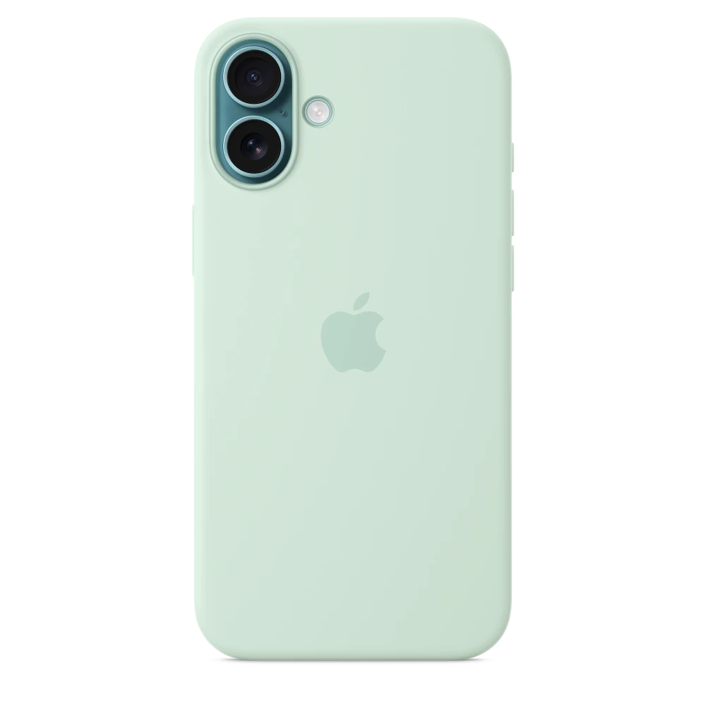 iPhone 16 Plus Silicone Case with MagSafe - Aquamarine – MDGU4ZM/A