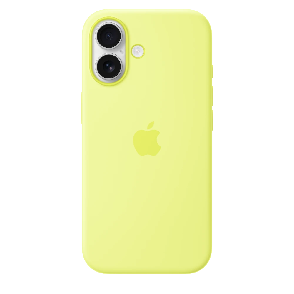 iPhone 17 Silicone Case with MagSafe - Neon Yellow – MGEV4ZM/A
