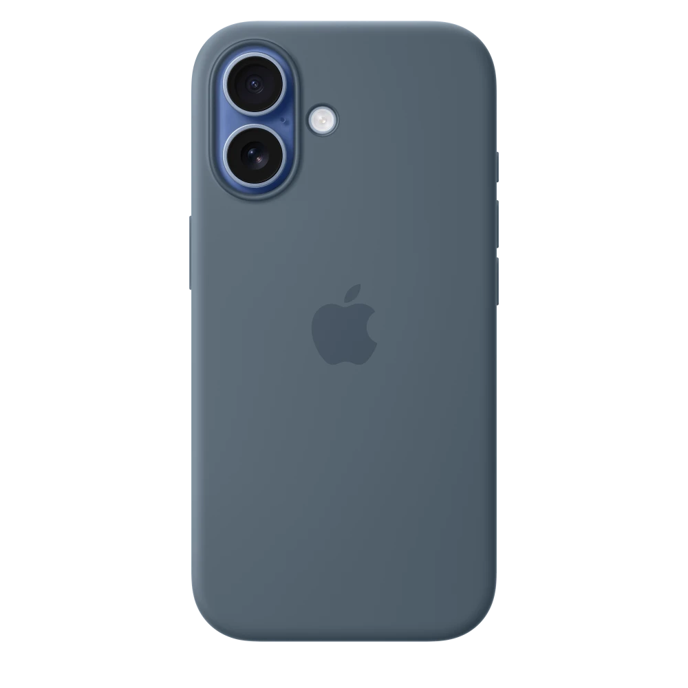 iPhone 17 Silicone Case with MagSafe - Anchor Blue – MGEW4ZM/A