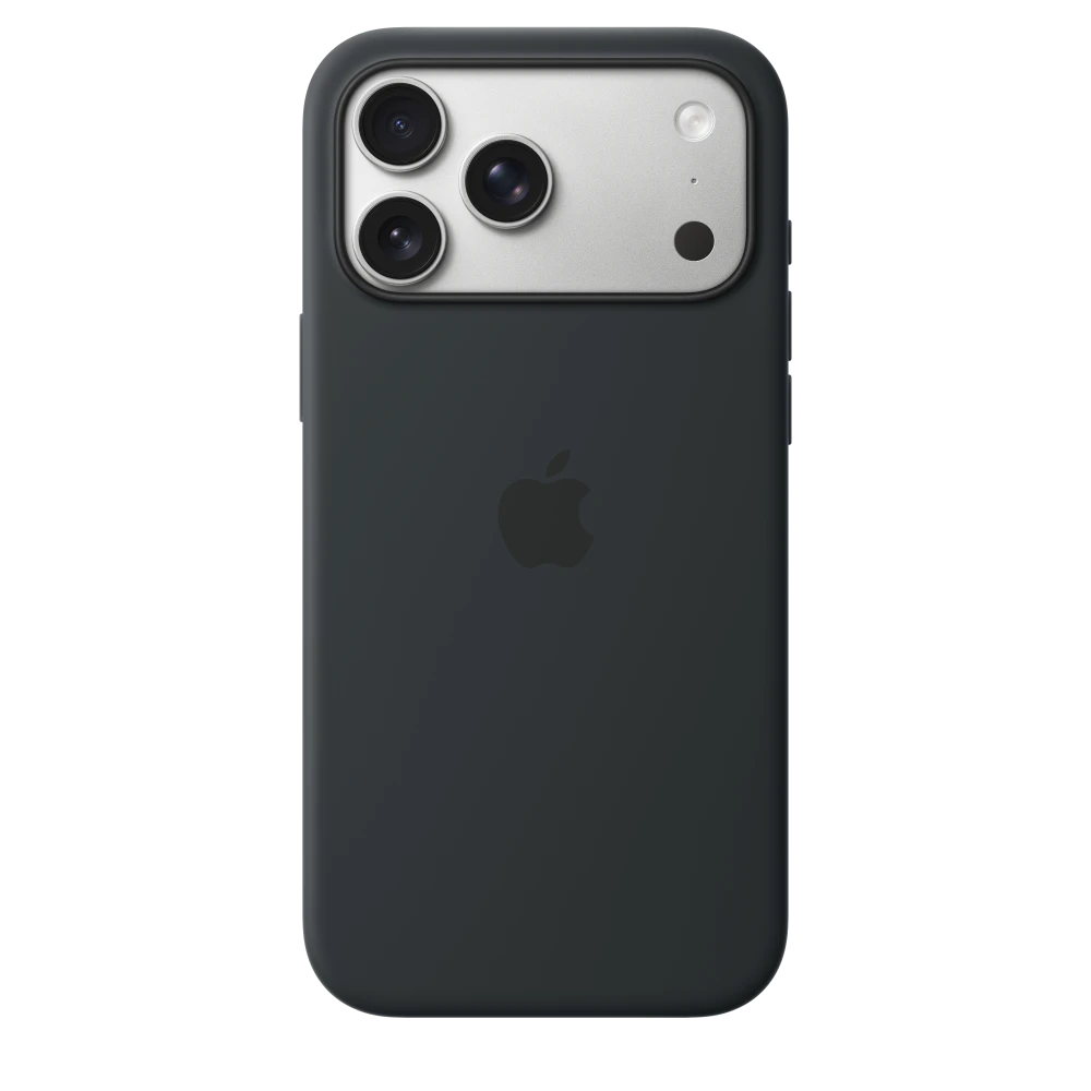 iPhone 17 Pro Max Silicone Case with MagSafe – Black – MGFR4ZM/A