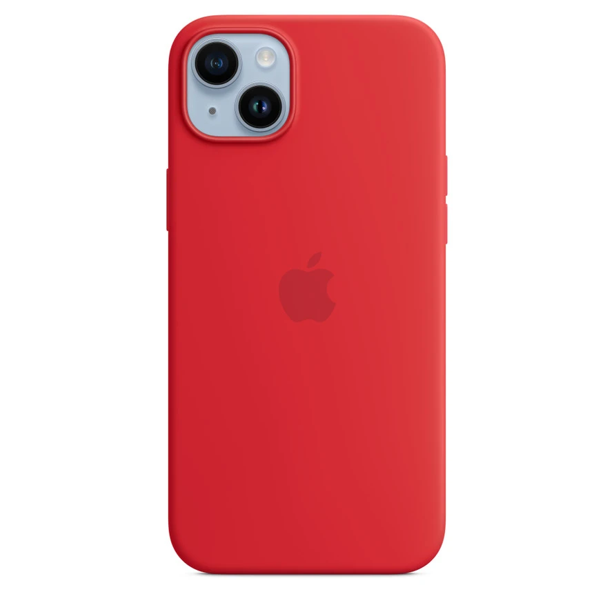 iPhone 14 Plus Silicone Case with MagSafe - (PRODUCT)RED – MW513ZM/A