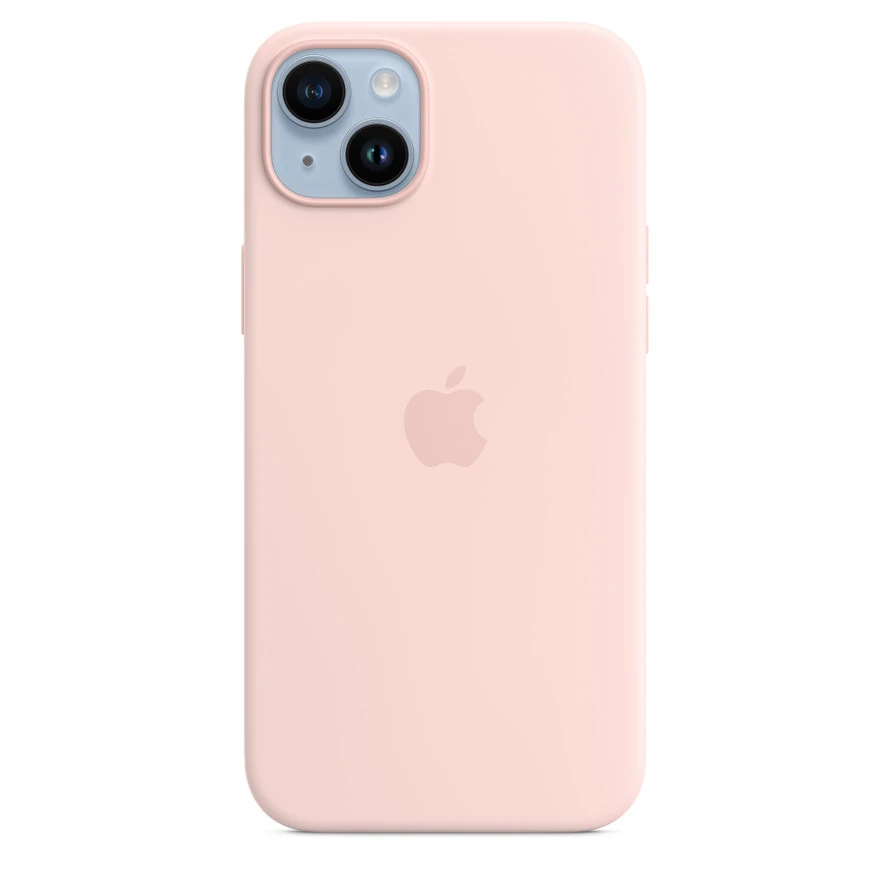 iPhone 14 Plus Silicone Case with MagSafe - Chalk Pink – MW523ZM/A