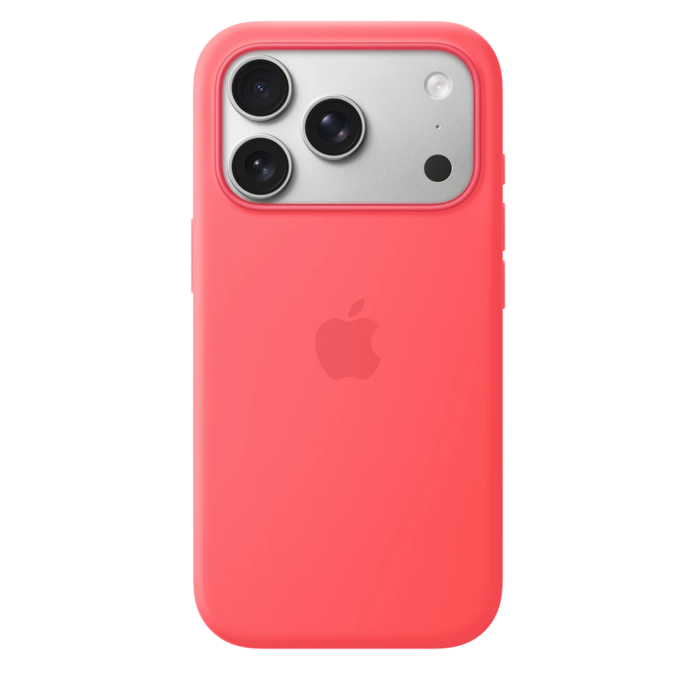 iPhone 17 Pro Silicone Case with MagSafe – Bright Guava – MHW04ZM/A