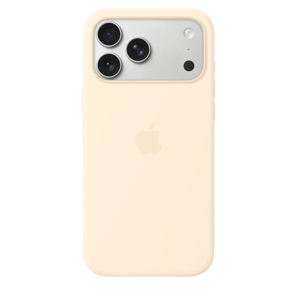 iPhone 17 Pro Max Silicone Case with MagSafe – Vanilla – MHW54ZM/A