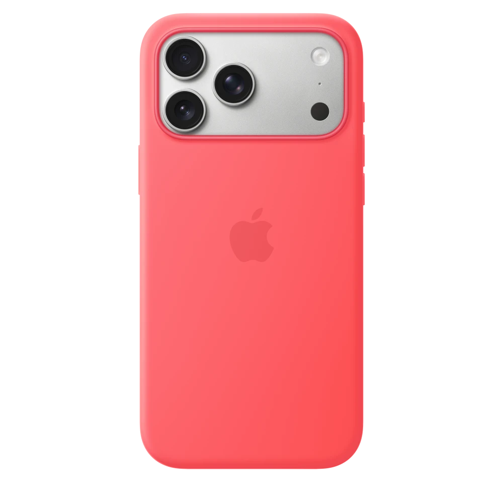 iPhone 17 Pro Max Silicone Case with MagSafe – Bright Guava – MHW64ZM/A