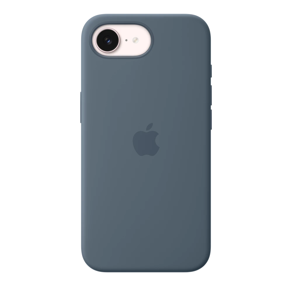 iPhone 17e Silicone Case with MagSafe – Anchor Blue – MHWE4ZM/A