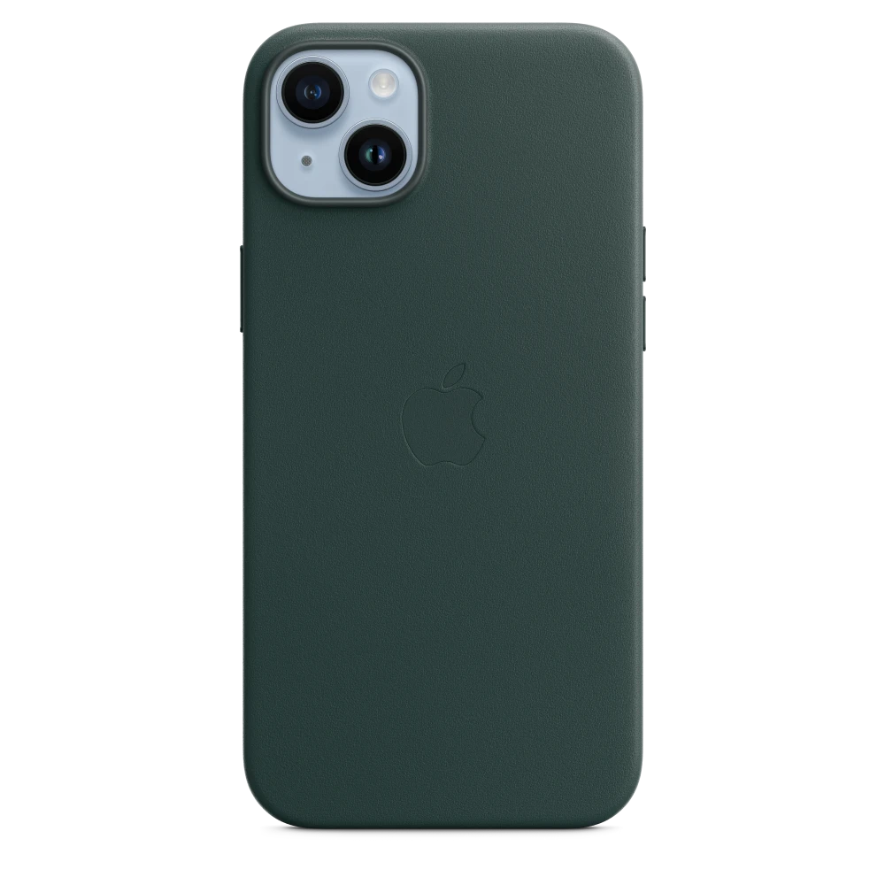 iPhone 14 Plus Leather Case with MagSafe - Forest Green – MPPA3ZM/A