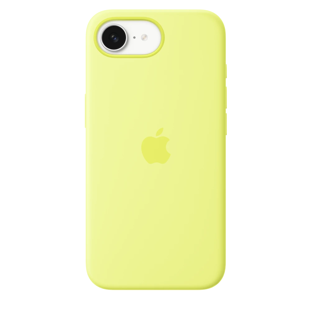 iPhone 16e Silicone Case – Neon Yellow – MGYW4ZM/A