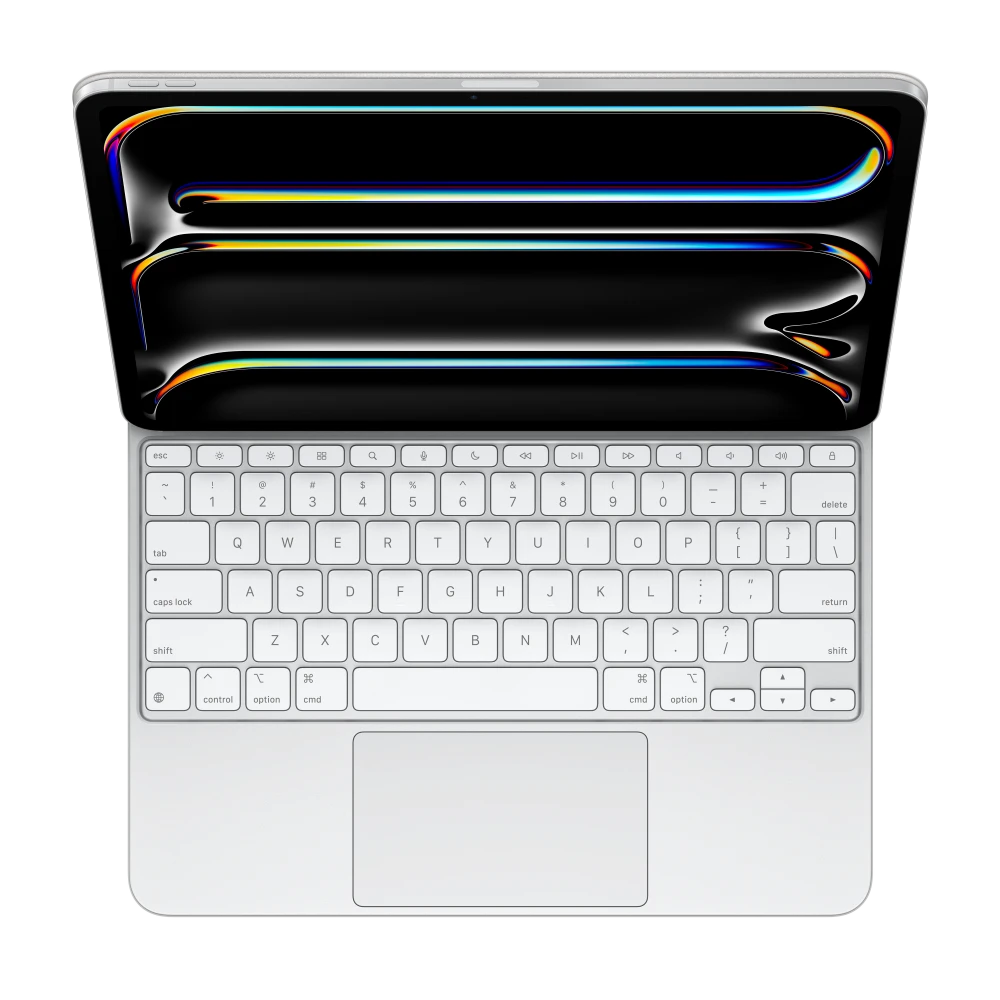 Magic Keyboard for iPad Pro 13‑inch (M4) - Hebrew - White – MWR43HB/A