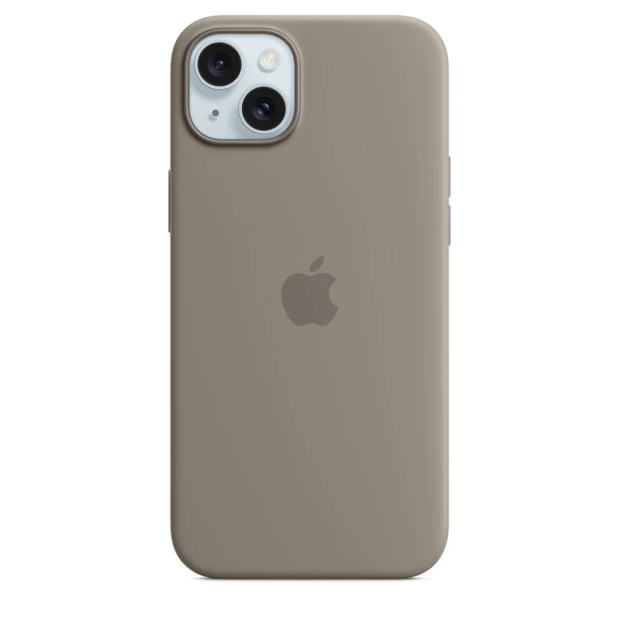 iPhone 15 Plus Silicone Case with MagSafe - Clay – MXQU3ZM/A
