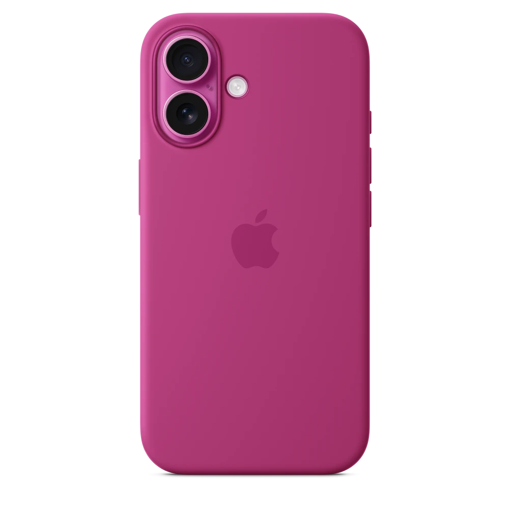 iPhone 16 Silicone Case with MagSafe - Fuchsia – MYY53ZM/A