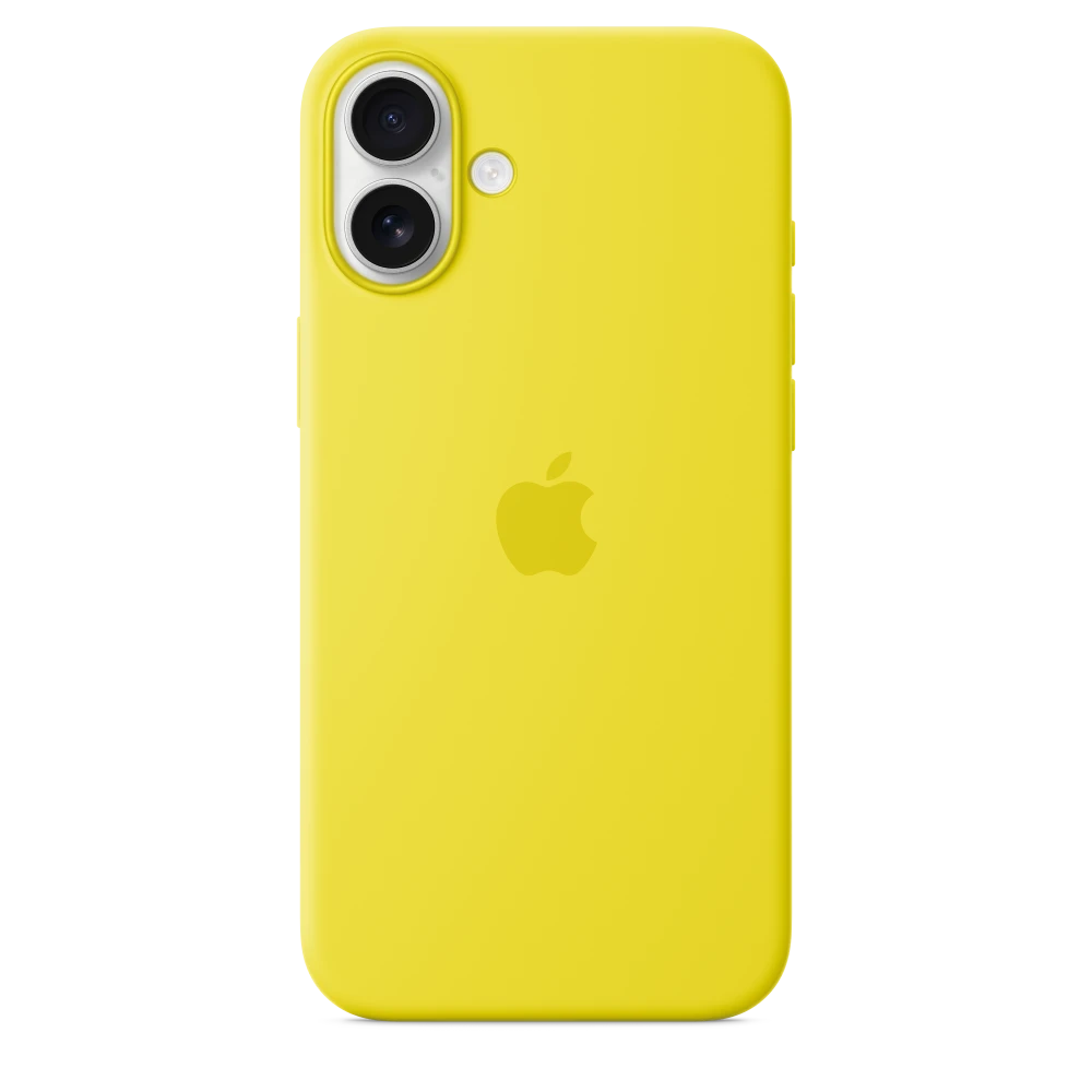 iPhone 16 Plus Silicone Case with MagSafe - Star Fruit – MYYG3ZM/A