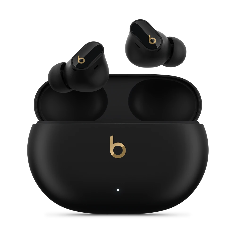 Beats Studio Buds + - True Wireless Noise Cancelling Earbuds - Black / Gold – MQLH3ZM/A