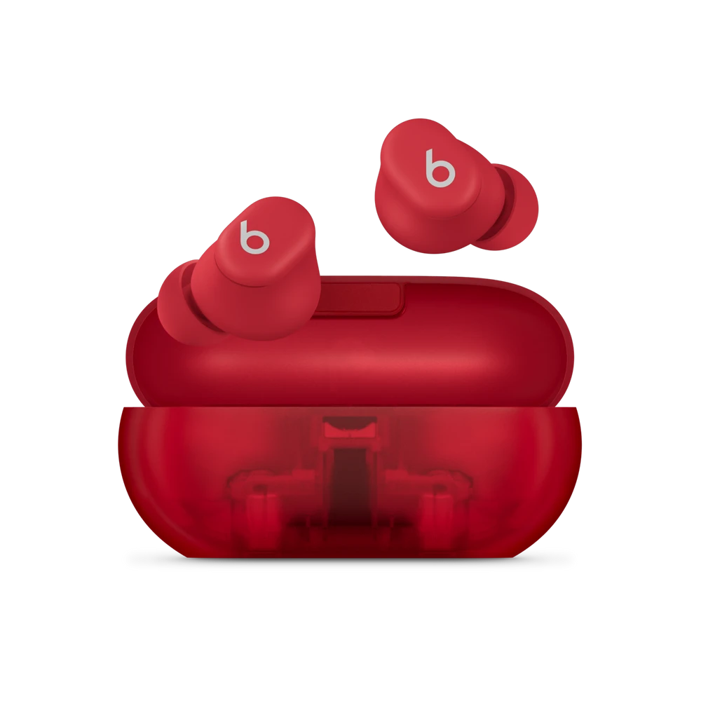 Beats Solo Buds - True Wireless Earbuds - Transparent Red – MUW03ZM/A