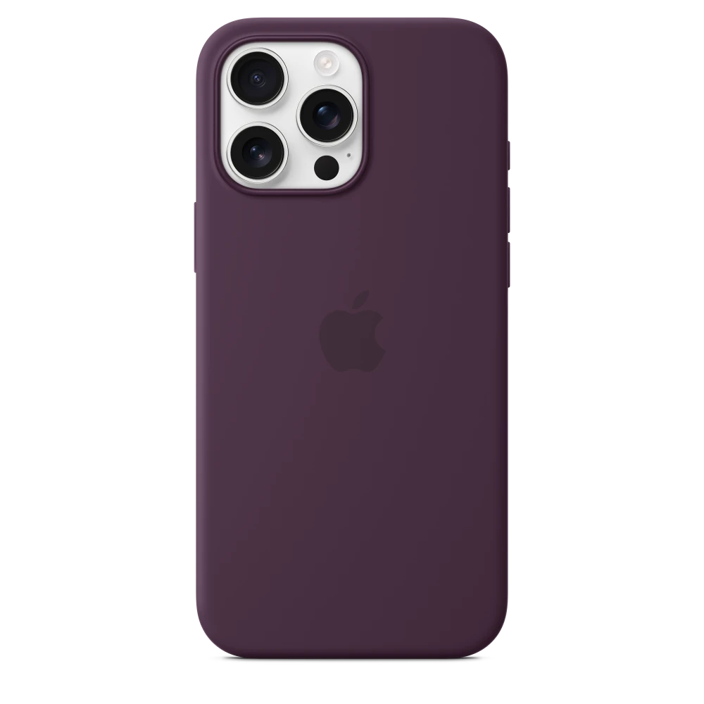 iPhone 16 Pro Max Silicone Case with MagSafe - Plum – MYYW3ZM/A