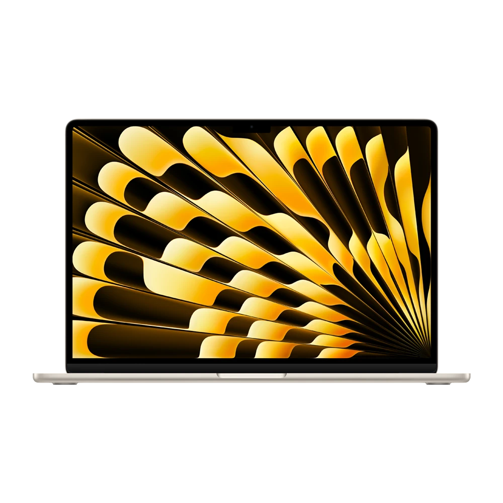 15-inch MacBook Air: Apple M5 chip with 10‑core CPU and 10‑core GPU, 16GB, 512GB SSD - Starlight – MDVD4HB/A