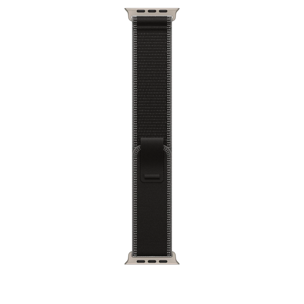 49mm Black/Charcoal Trail Loop - S/M - Natural Titanium Finish – MFT84ZM/A