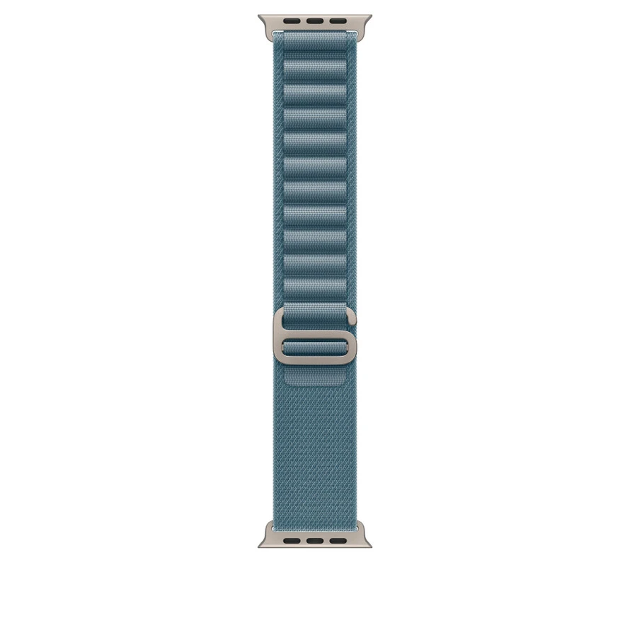 49mm Light Blue Alpine Loop - Large - Natural Titanium Finish – MFTK4ZM/A