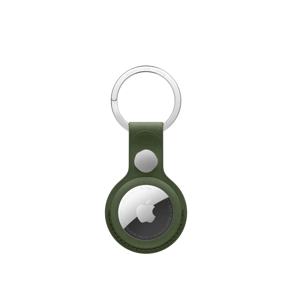 AirTag FineWoven Key Ring - Moss – MGFX4ZM/A