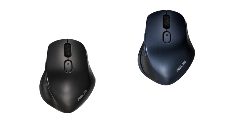 ASUS MW203 Multi-Device Wireless Silent Mouse /BT 5 / 2.4GHz / 2400dpi / Blue – 90XB06C0-BMU010