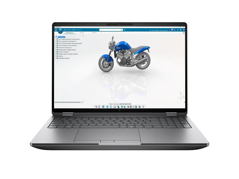 מחשב נייד HP תחנת עבודה ניידת HP ZBook Fury G1i 16" עם Intel Core Ultra 7 255HX, זיכרון 32GB DDR5, אחסון 1TB NVMe | C65SJET#ABT