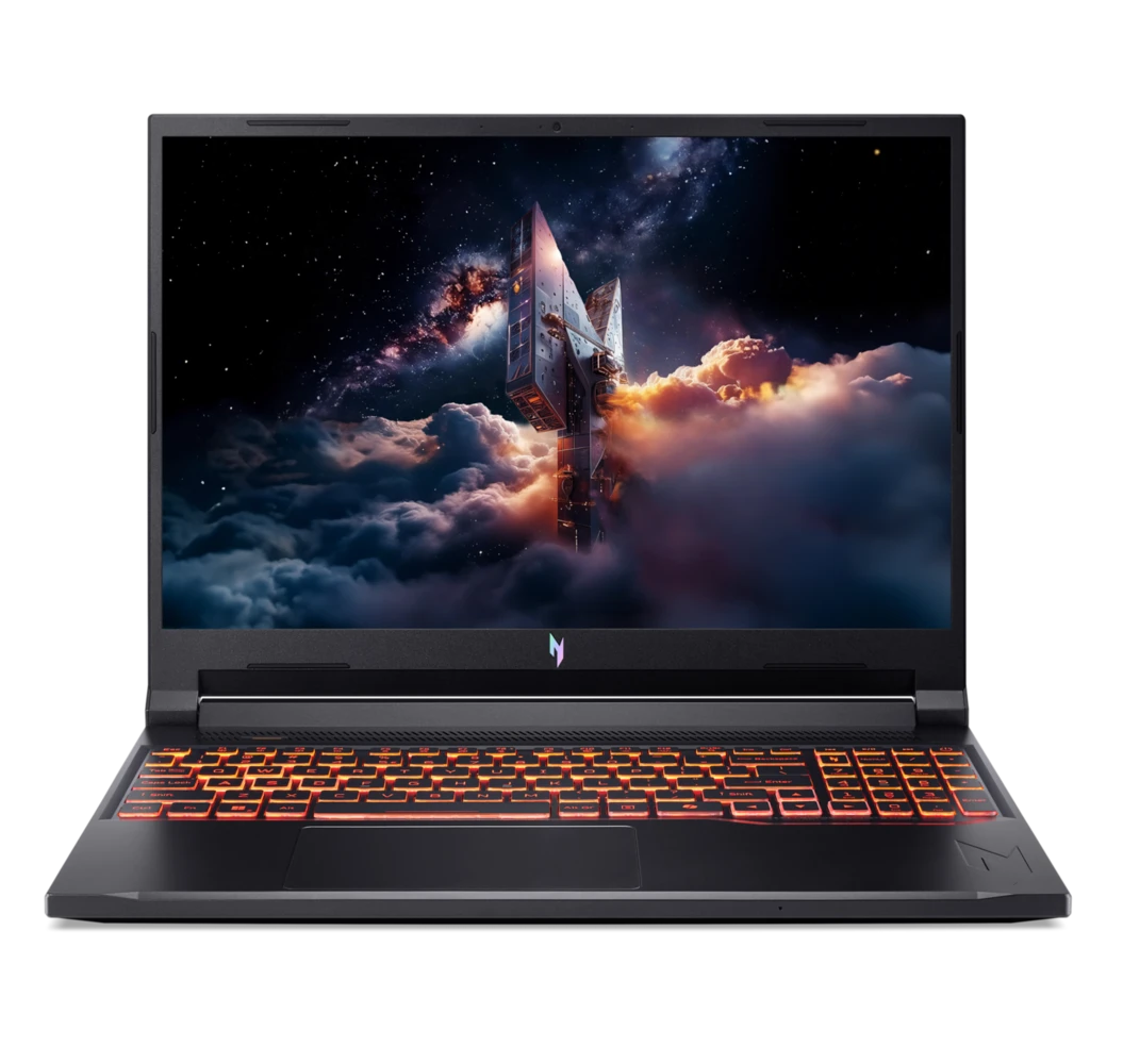 מחשב נייד גיימינג Acer Nitro V 16 AI 16 אינץ׳ Ryzen 5 240, זיכרון 16GB, אחסון 1TB, RTX 5050 וללא מערכת הפעלה – NH.U1HEC.003