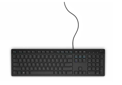 Dell 580-ADHZ Multimedia Keyboard-KB216 - Hebrew (QWERTY) - Black*אריזה חומה* – 5397063710164