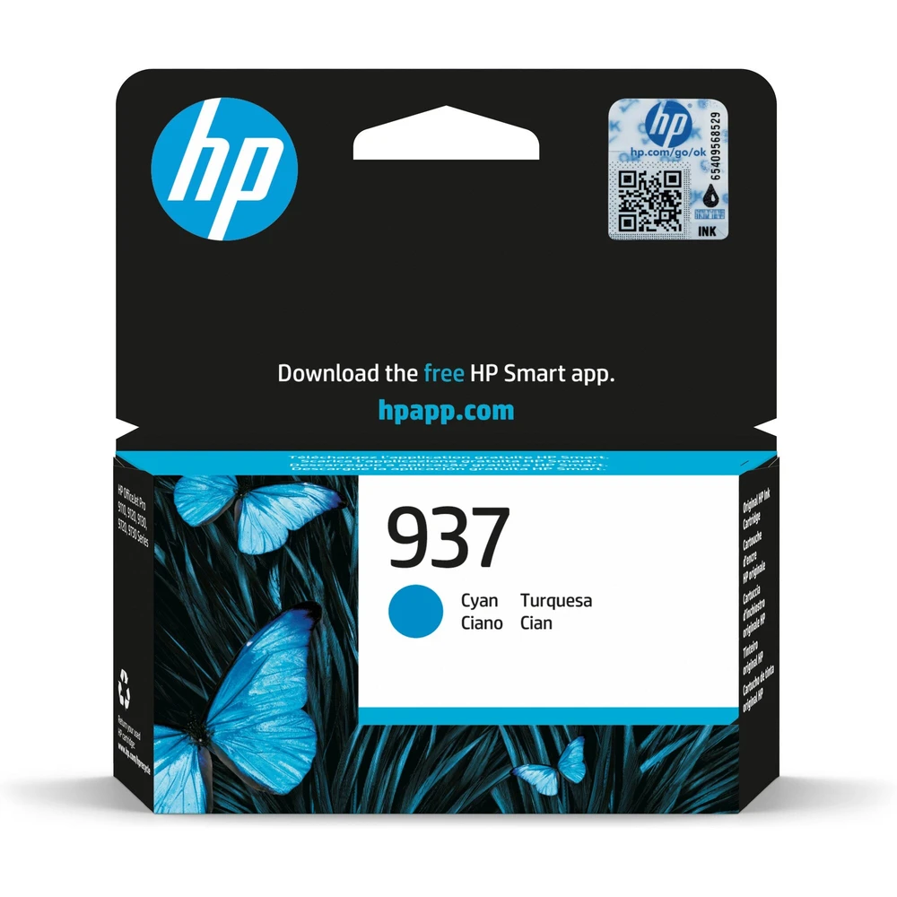 ראש דיו 937 ציאן 4S6W2NE pro 9730