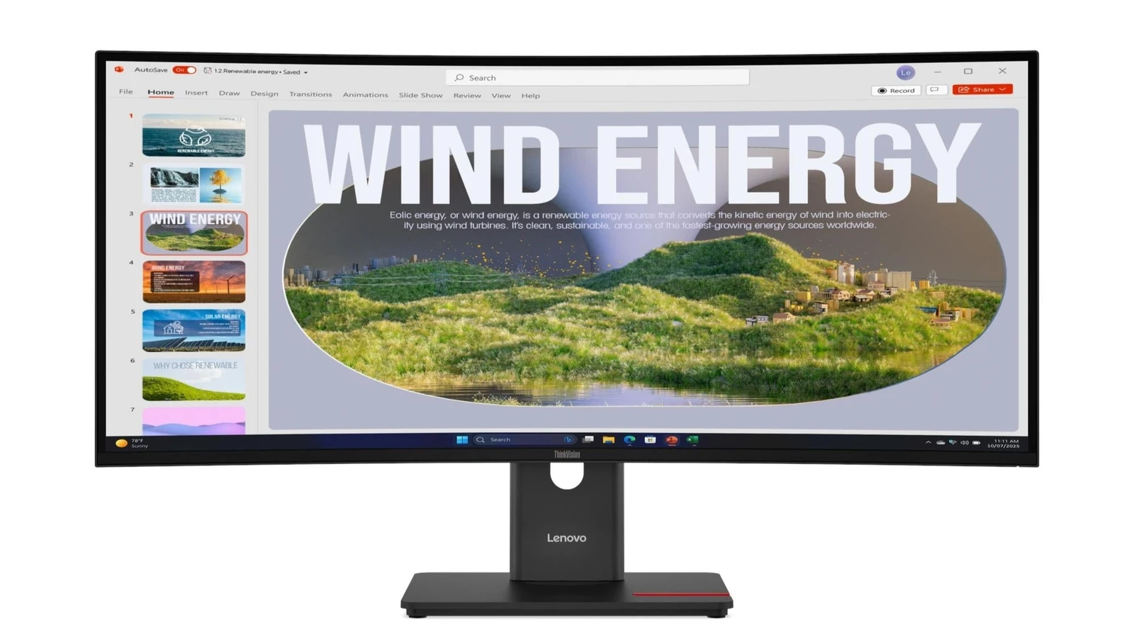 LENOVO ThinkVision T34WD-40 | 3Y – 64AEGAT1IS