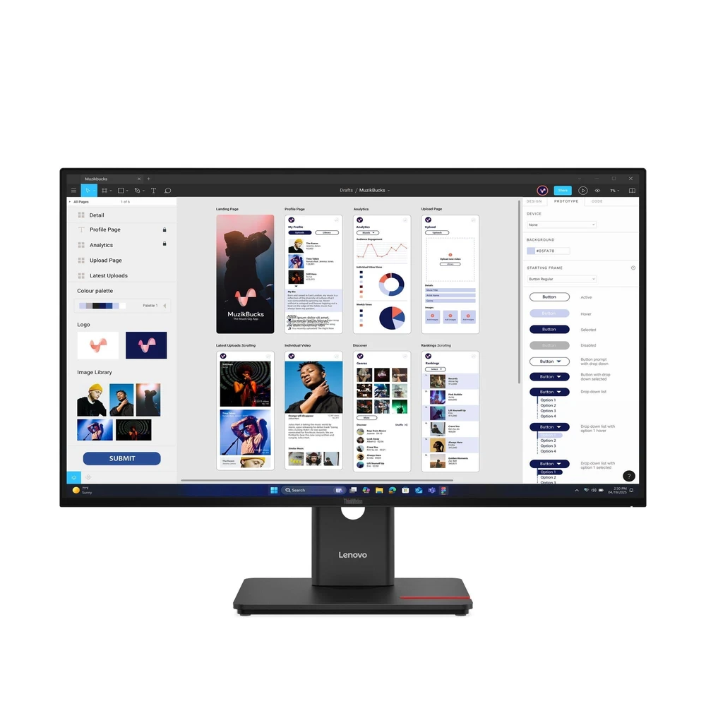 LENOVO ThinkVision T32UD-40 | 3Y – 64B0GAT1IS