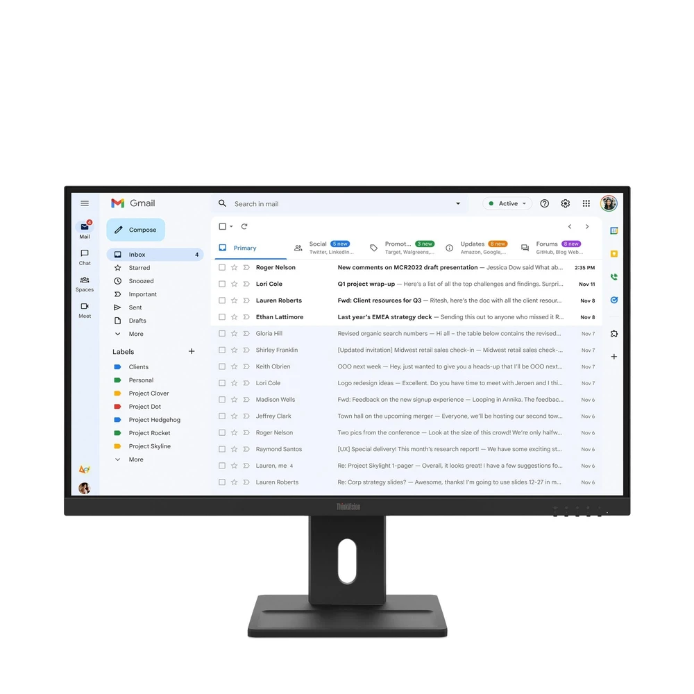 LENOVO ThinkVision E27-40 "27"|1920x1080|Speakers|3YR – 64BCMAT4IS