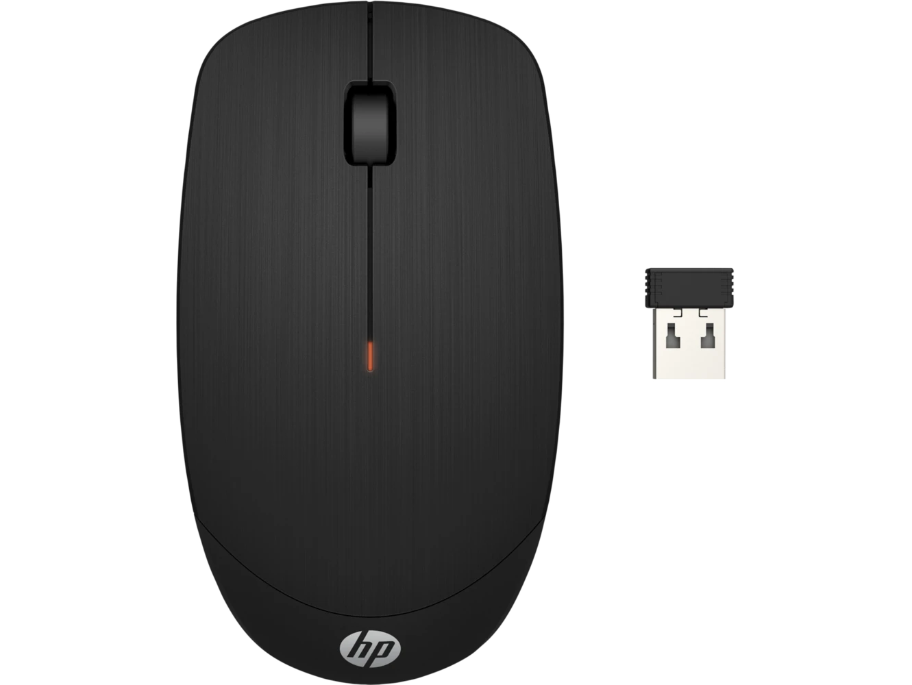 עכבר HP אופטי אלחוטי גדול - דונגל ננו X200 שחור – 6VY95AA