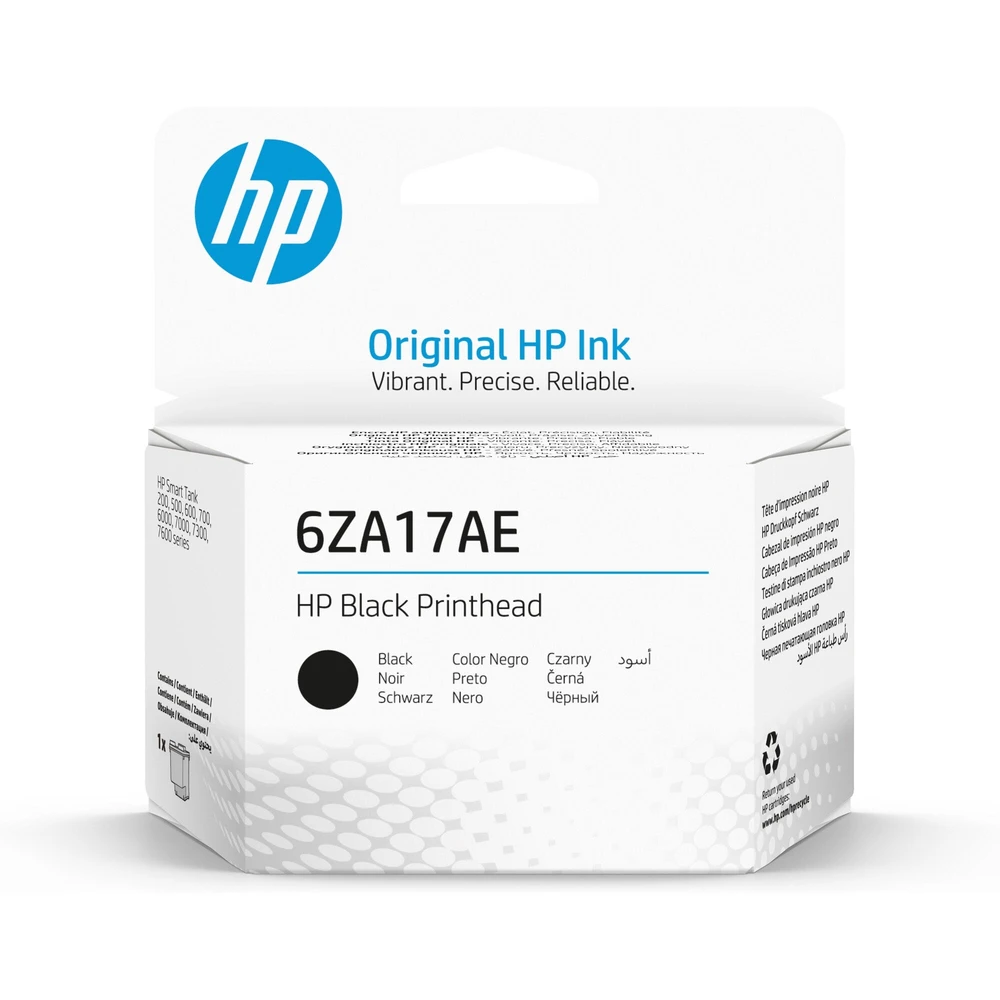 ראש הדפסה שחור 6ZA17AE HP Smart