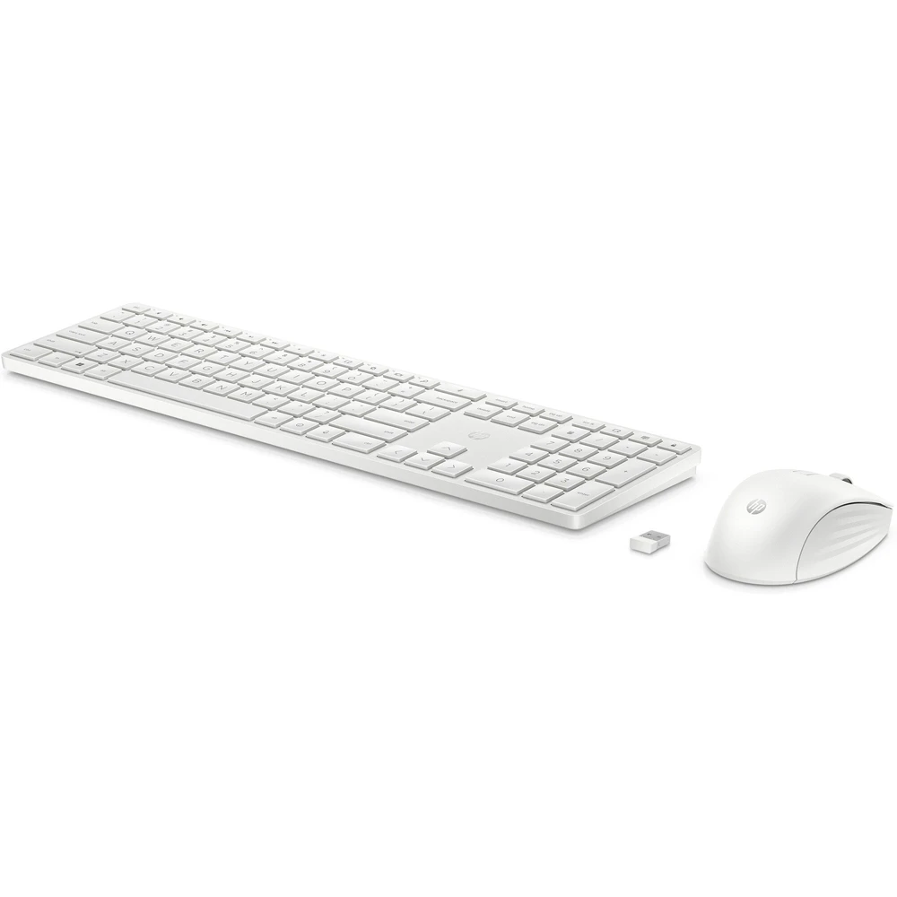 HP 655 WRLS KB/MSE Combo HE לבן – 860P8AA