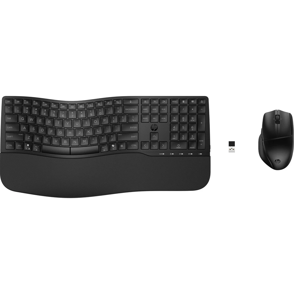 סט מקלדת+עכבר HP 680 ארגונומי Dual-ModeKB/MseCombo – 8T6L6AA