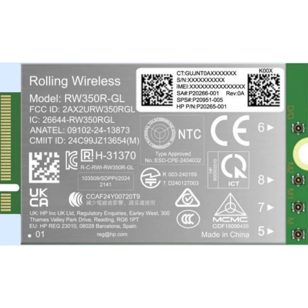 מודם WWAN HP 4G LTE-AP (Cat 19) – B8BD3AA
