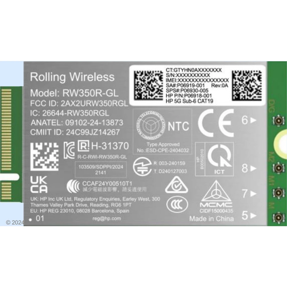 מודם WWAN HP 5G Solution – B8BD4AA