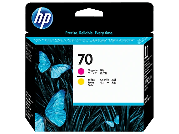 ראש הדפסה 70 צהוב+מגנטה C9406A