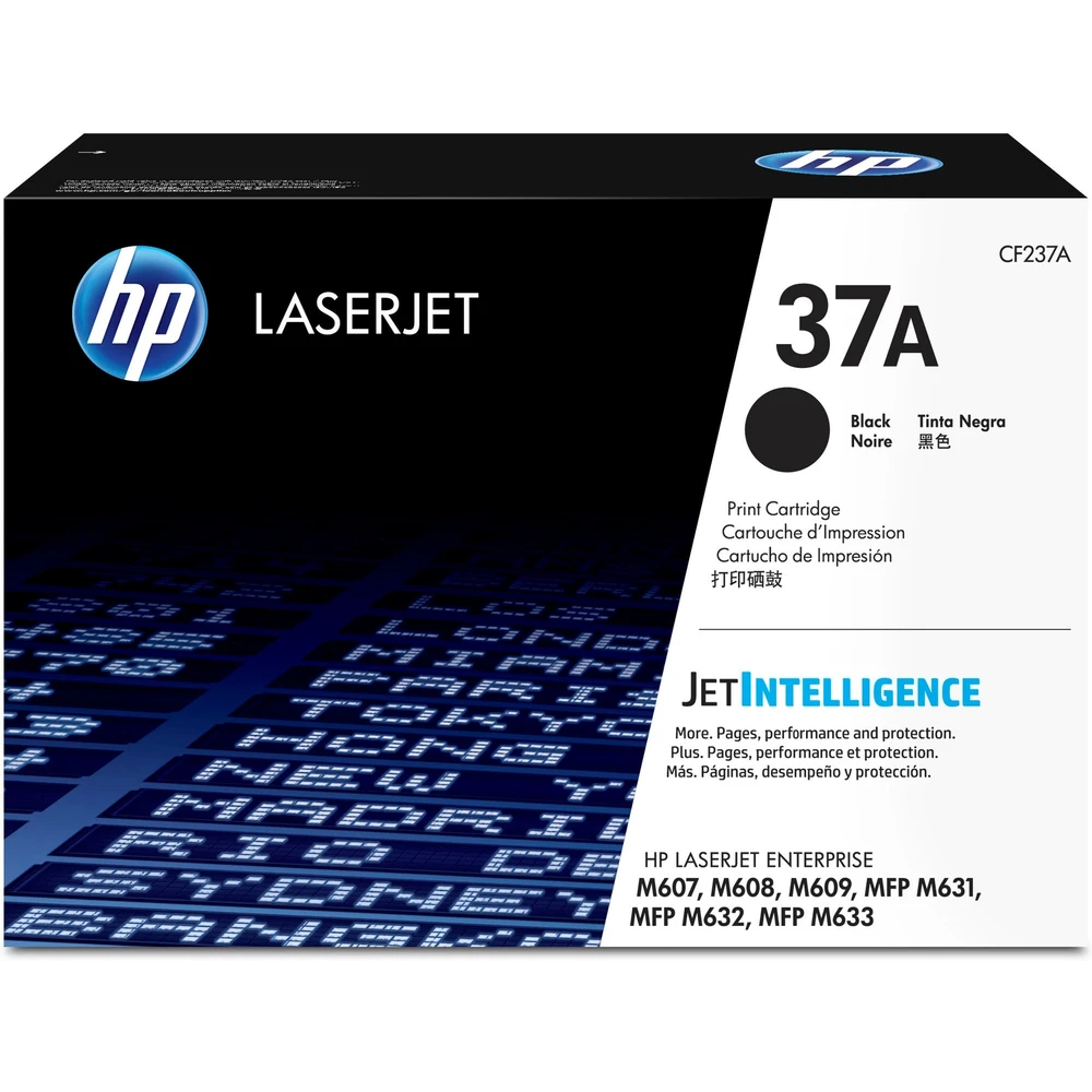 טונר HP 37A למד' M607 מקורי CF237A